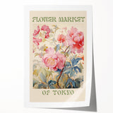 Vintage Botanical Art Prints: Flower Market of Tokyo