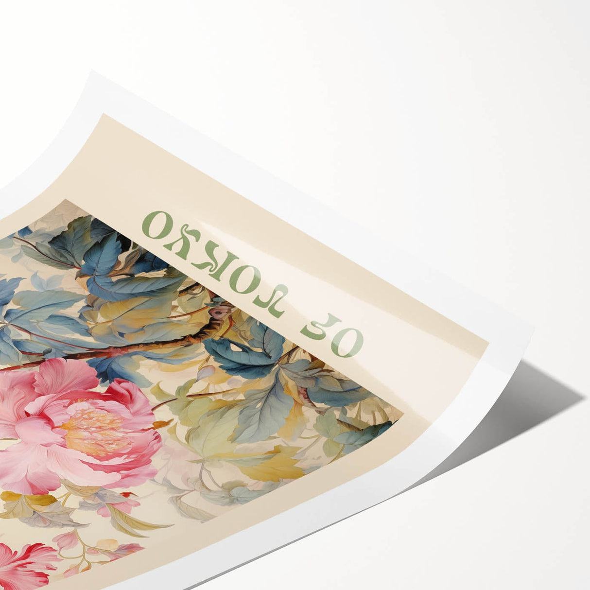 Vintage Botanical Art Prints: Flower Market of Tokyo