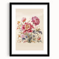 Vintage Botanical Art Prints: Elegant Floral Bouquet