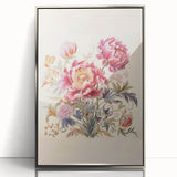 Vintage Botanical Art Prints: Elegant Floral Bouquet