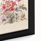 Vintage Botanical Art Prints: Elegant Floral Bouquet