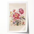 Vintage Botanical Art Prints: Elegant Floral Bouquet