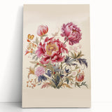 Vintage Botanical Art Prints: Elegant Floral Bouquet