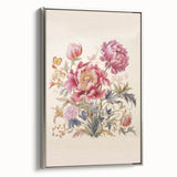 Vintage Botanical Art Prints: Elegant Floral Bouquet