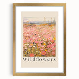 Vintage Botanical Art Prints: Soft Wildflower Field