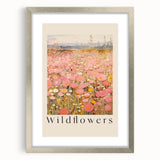 Vintage Botanical Art Prints: Soft Wildflower Field