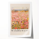 Vintage Botanical Art Prints: Soft Wildflower Field