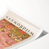 Vintage Botanical Art Prints: Soft Wildflower Field