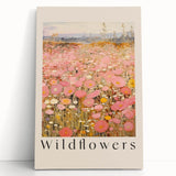 Vintage Botanical Art Prints: Soft Wildflower Field