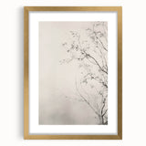 Vintage Botanical Art Prints – Elegant Branch Pencil Drawing