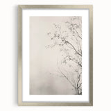 Vintage Botanical Art Prints – Elegant Branch Pencil Drawing