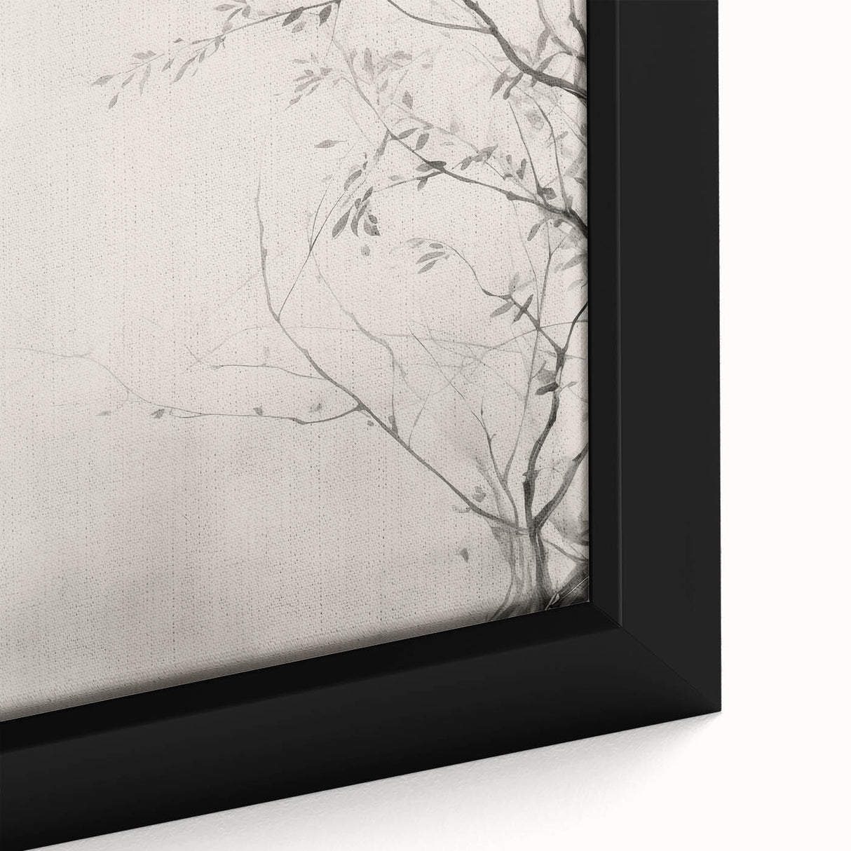 Vintage Botanical Art Prints – Elegant Branch Pencil Drawing