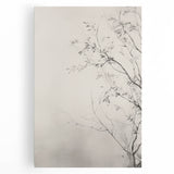 Vintage Botanical Art Prints – Elegant Branch Pencil Drawing