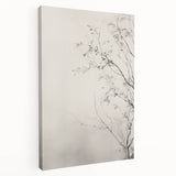 Vintage Botanical Art Prints – Elegant Branch Pencil Drawing