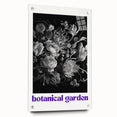 Vintage Botanical Art Prints: Monochrome Botanical Garden