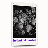 Vintage Botanical Art Prints: Monochrome Botanical Garden