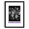 Vintage Botanical Art Prints: Monochrome Botanical Garden