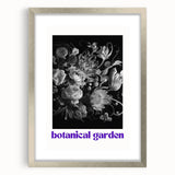 Vintage Botanical Art Prints: Monochrome Botanical Garden