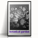 Vintage Botanical Art Prints: Monochrome Botanical Garden