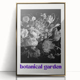 Vintage Botanical Art Prints: Monochrome Botanical Garden