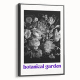 Vintage Botanical Art Prints: Monochrome Botanical Garden