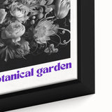 Vintage Botanical Art Prints: Monochrome Botanical Garden