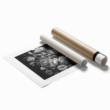 Vintage Botanical Art Prints: Monochrome Botanical Garden