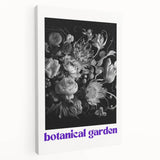 Vintage Botanical Art Prints: Monochrome Botanical Garden