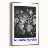 Vintage Botanical Art Prints: Monochrome Botanical Garden