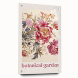 Vintage Botanical Art Prints: Peony Botanical Garden