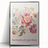 Vintage Botanical Art Prints: Peony Botanical Garden