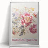 Vintage Botanical Art Prints: Peony Botanical Garden