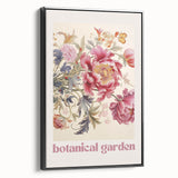 Vintage Botanical Art Prints: Peony Botanical Garden