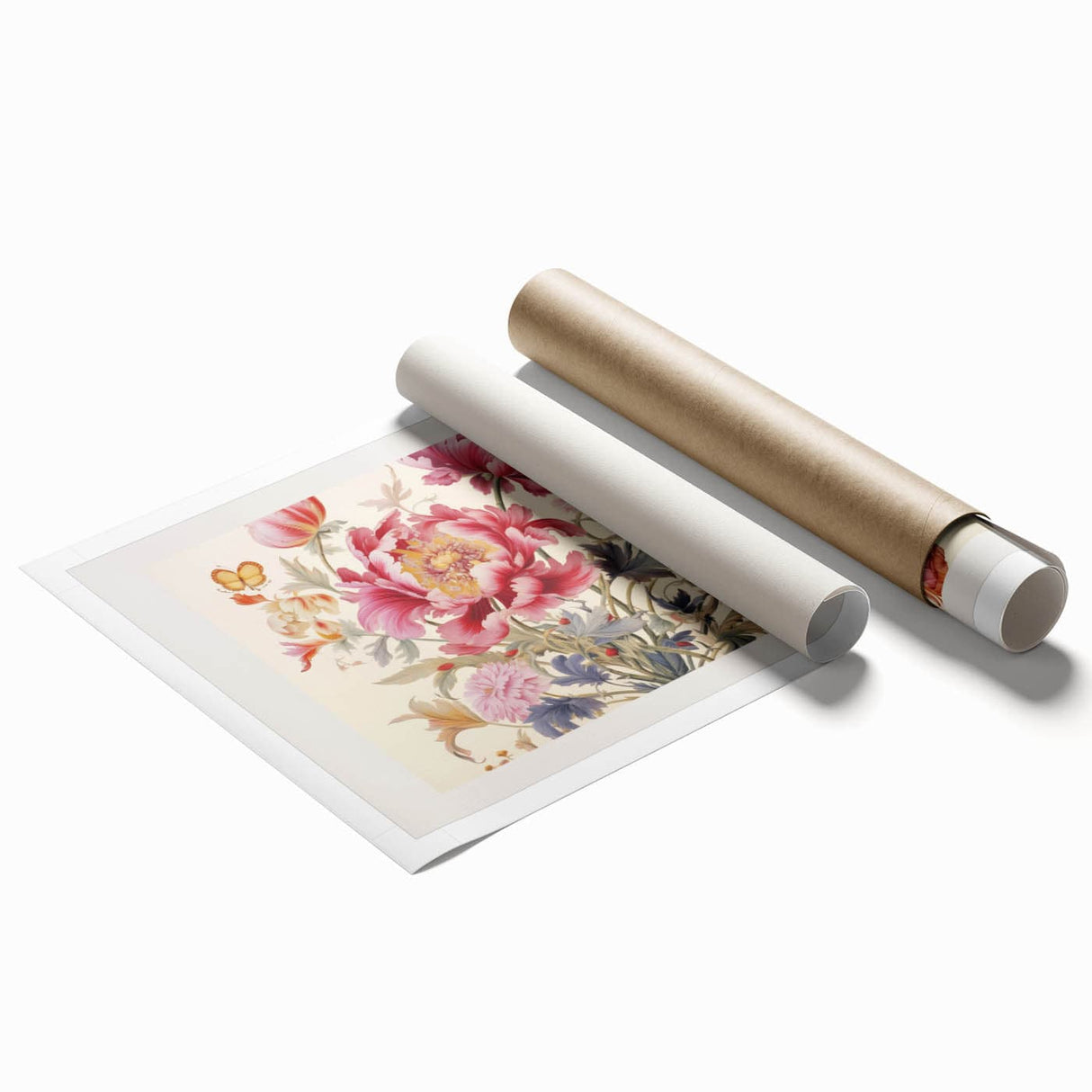 Vintage Botanical Art Prints: Peony Botanical Garden