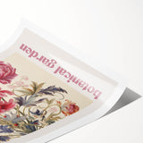 Vintage Botanical Art Prints: Peony Botanical Garden