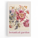 Vintage Botanical Art Prints: Peony Botanical Garden