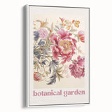 Vintage Botanical Art Prints: Peony Botanical Garden