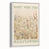 Vintage Botanical Art Prints: Don't Pick the Wildflowers