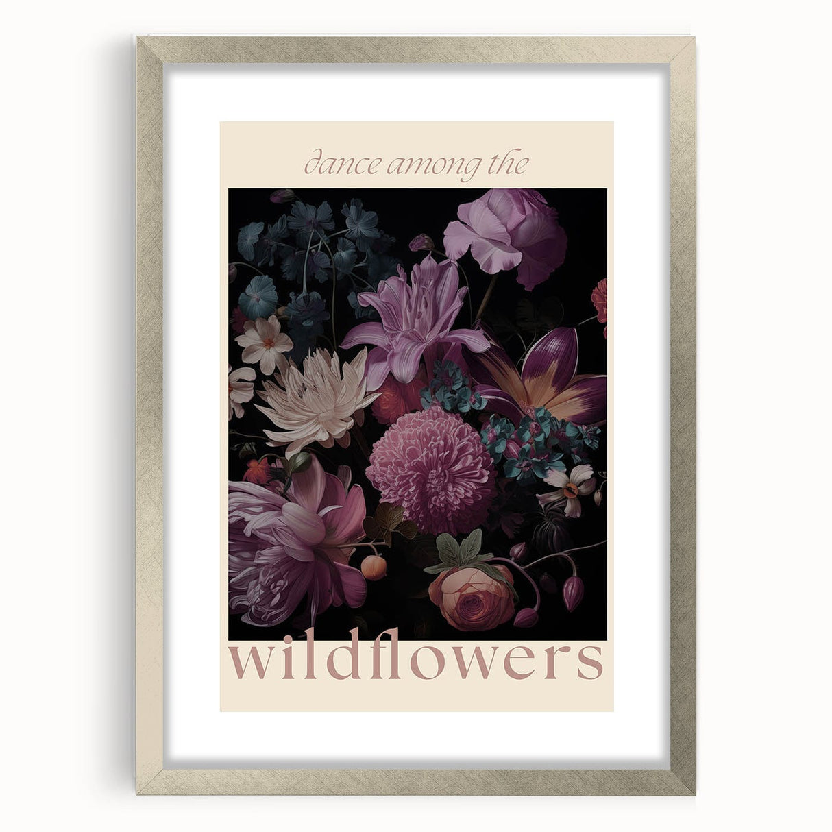 Vintage Botanical Art Prints: Dance Among the Wildflowers