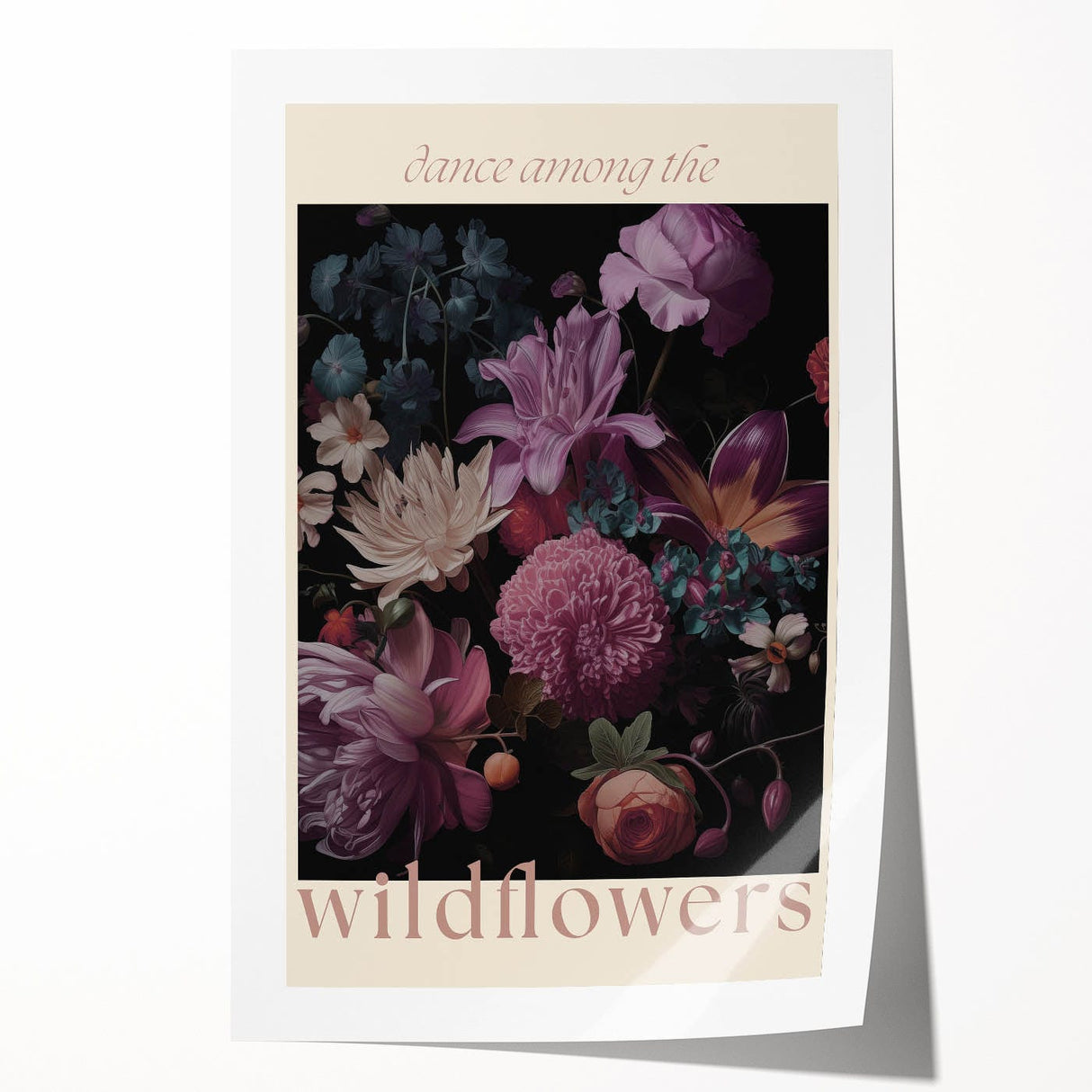 Vintage Botanical Art Prints: Dance Among the Wildflowers