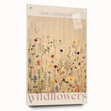 Vintage Botanical Art Prints: Soft Wildflower Dance