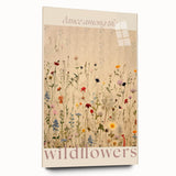 Vintage Botanical Art Prints: Soft Wildflower Dance