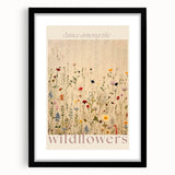 Vintage Botanical Art Prints: Soft Wildflower Dance