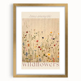 Vintage Botanical Art Prints: Soft Wildflower Dance
