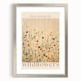 Vintage Botanical Art Prints: Soft Wildflower Dance
