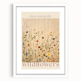 Vintage Botanical Art Prints: Soft Wildflower Dance