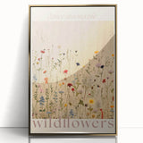 Vintage Botanical Art Prints: Soft Wildflower Dance