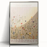 Vintage Botanical Art Prints: Soft Wildflower Dance