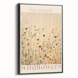 Vintage Botanical Art Prints: Soft Wildflower Dance