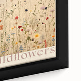 Vintage Botanical Art Prints: Soft Wildflower Dance